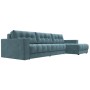Диван угловой с декором Лига-049 НПБ Лонг