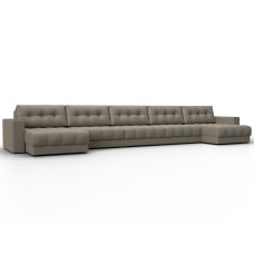 Диван П-образный с декором Лига-049 НПБ Мегалонг