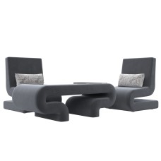 Набор Волна-3 (стол, 2 кресла)