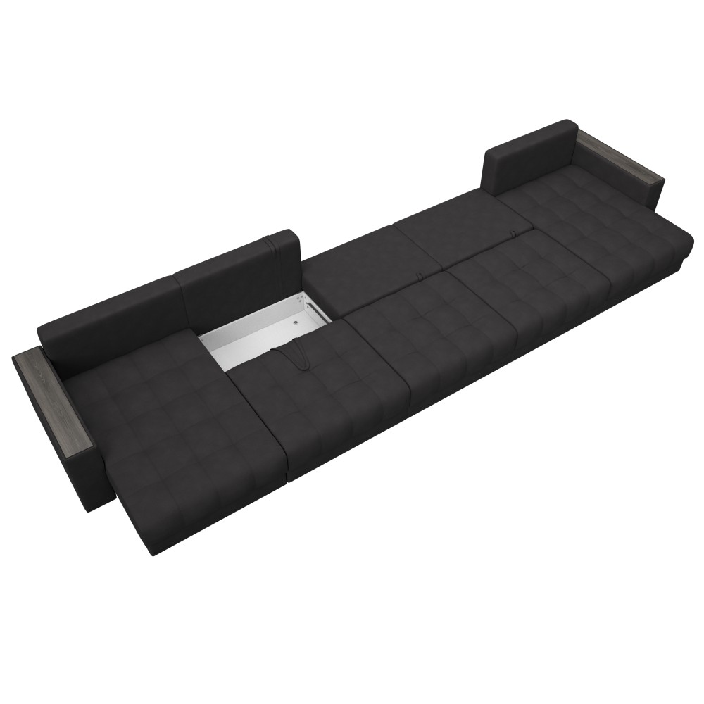 Диван П-образный с декором Лига-049 НПБ Мегалонг Диван П-образный с декором Лига-049 НПБ Мегалонг