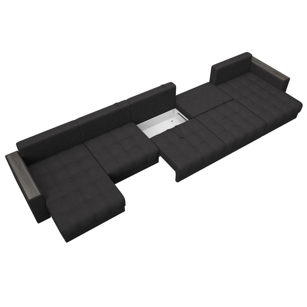 Диван П-образный с декором Лига-049 НПБ Мегалонг Диван П-образный с декором Лига-049 НПБ Мегалонг