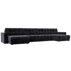 Диван П-образный с декором Лига-049 НПБ Лонг