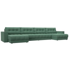 Диван П-образный с декором Лига-049 НПБ Лонг