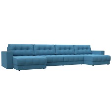 Диван П-образный с декором Лига-049 НПБ Лонг