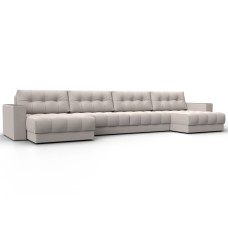 Диван П-образный с декором Лига-049 НПБ Лонг