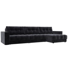 Диван угловой с декором Лига-049 НПБ Лонг