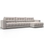 Диван угловой с декором Лига-049 НПБ Лонг