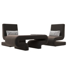 Набор Волна-3 (стол, 2 кресла)