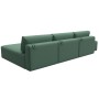 Диван угловой модульный с пуфом Лига-060 НПБ Лонг угол универсальный