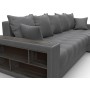 Диван угловой с декором и полкой Лига-050 НПБ