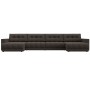 Диван П-образный с декором Лига-049 НПБ Лонг