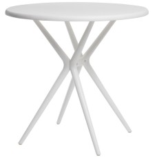 Стол пластиковый ТЕОРИ арт.PP9901WRб круглый (белый) 
