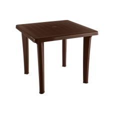 Стол пластиковый  арт.ЭП 013600 квадратный (шоколад) 
