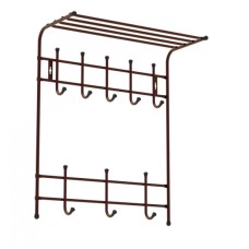Вешалка настенная ВПТ8/А арт.ВПТ8/А 8 крючков (медный антик) 