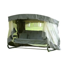 Качели садовые 4-х местные Саванна ткань папермун арт.с1452 