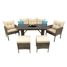 Набор мебели Милена  арт.SFS078 коричневый, бежевый "Garden story"