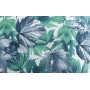 Мягкий элемент  1700х580х50 поликоттон М039-МТ005 арт.Люкс,Люкс-2,Комфорт,Триумф,Орбита,Ямайка,Майами (цвет ткани зеленый рис.листья "Garden story"