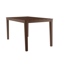 Стол пластиковый Прованс арт.ЭП 762938шк прямоугольный (шоколад) 