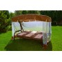 Качели садовые 3-х местные Палермо Премиум меб.ткань арт.с591 