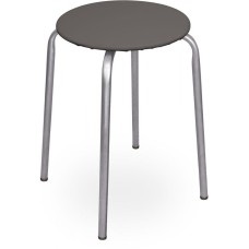 Табурет  Эконом-2 арт.ТЭ2/С (круглое сиденье), серый 