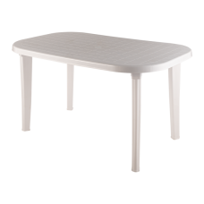 Стол пластиковый  арт.ЭП 013693 овальный (белый) 