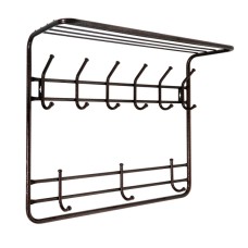 Вешалка 2-х ярусная 80 см арт.ВСП 9 М (медный антик) 