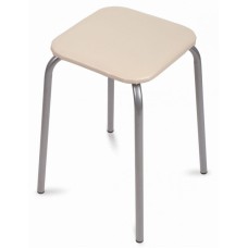 Табурет  Эконом-3 арт.ТЭ3/СК (квадратное сиденье), слоновая кость 