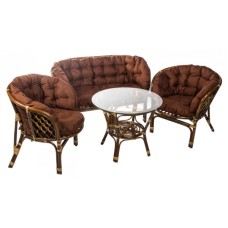 Набор мебели Багамы Премиум  арт.СV-B03 коричневый,  коричневый "Garden story"