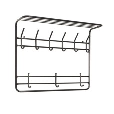 Вешалка 2-х ярусная 80 см арт.ВСП 9 Ч (черный) 