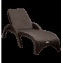 Лежак RATTAN арт.ЭП 044077, пластик (коричневый) 
