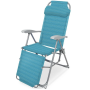 Кресло -шезлонг Ника К3/Б арт.К3/Б (1шт. в упаковке (каркас серый, ткань бирюзовая)) 