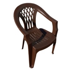 Кресло пластиковое Сильви арт.310014 (коричневый) 