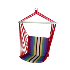 Гамак-кресло  цветной (хлопок) (разноцветная полоска, 10 шт./уп.) арт.WR-F06C "Garden story"