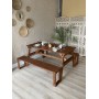 Скамья садовая Дятел арт.G-007-OAK массив сосны 1530мм 