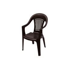 Кресло пластиковое Фламинго арт.ЭП 013457 (шоколад) 