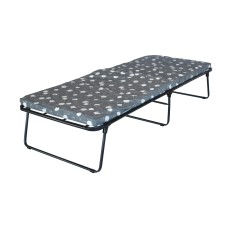 Кровать -тумба Дакота (аналог Отдых с4) арт.с1250 (цвет ткани серый рис.одуванчик  