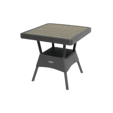 Стол пластиковый Ola Dom арт.ЭП 442349 76x76см квадратный (антрацит) 