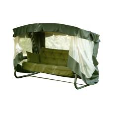 Качели садовые 4-х местные Саванна ткань папермун арт.с1451 