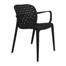 Кресло пластиковое КОСМО OLA DOM арт.ЭП 215662 (антрацит) 