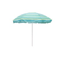 Зонт  1,6м бирюзовая полоска 2 части арт.WRU049/1 "Garden story"