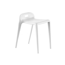 Табурет пластиковый ЭСПЕЙС арт.PP0001WPб белый 