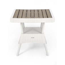 Стол пластиковый Ola Dom арт.ЭП 442318 76x76см квадратный (белый) 