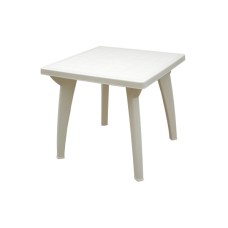 Стол пластиковый Луна арт.740б квадратный (белый)  