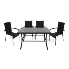 Набор мебели Парис  арт.GS013/GS017 черный,  "Garden story"