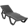 Лежак Атлант арт.ЭП 652513, пластик (графит) 