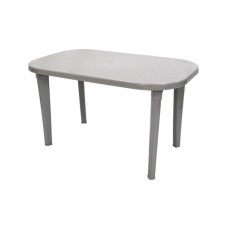 Стол пластиковый  арт.ЭП 391695 овальный (серый) 