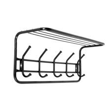 Вешалка с полкой 60 см арт.ВСП 6 Ч (черный) 