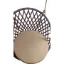 Кресло подвесное Майорка арт.М455-МТ009 (корзн.тем -корич.,подуш. беж. 1 уп. (В))