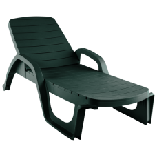 Лежак Прованс арт.ЭП 136103тз, пластик (темно-зеленый) 