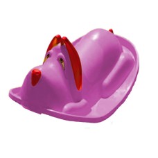 Качели -качалка Собачка арт.С 106-М малиновый (Россия) 